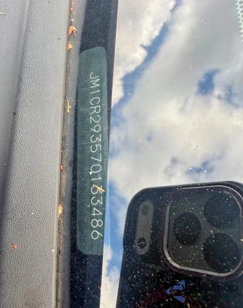 2007 Mazda 5 z USA, uszkodzony, nr VIN JM1CR293570133486